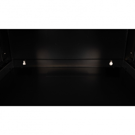 Шкаф 19" телекоммуникационный настенный, 4U 280x600х450 мм, дверь перфорация, черный